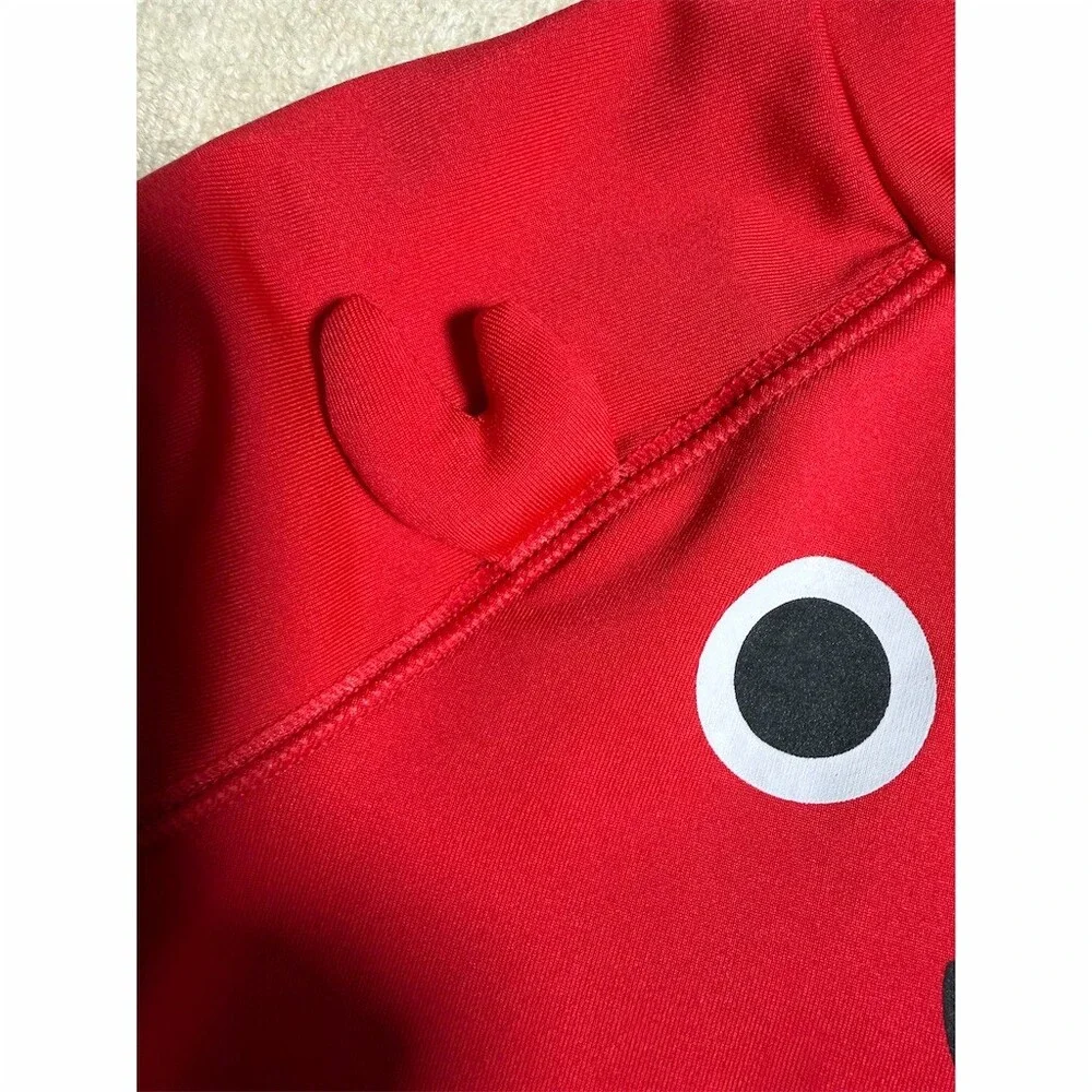 Cat & Jack Rash Guard Swim Shirt Toddler Boys 5T Red Crab Face 3D Claws